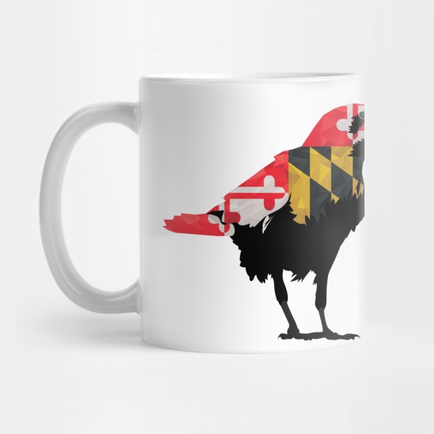 Maryland Flag Raven by polliadesign